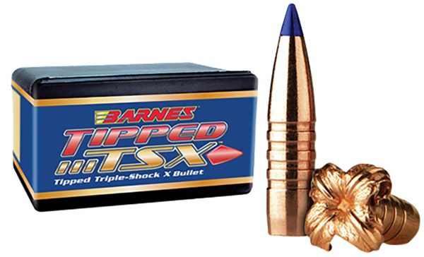 Barnes Bullets 30240 Tipped TSX  6.5Creedmoor 100gr Boat Tail 50/Box