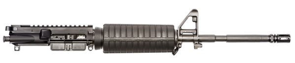 Spikes STU5025M4S Complete Upper  5.56x45mm NATO 16" Black Phosphate Barrel, 7075-T6 Aluminum Black Receiver, M4 Double Head Shield Handguard for M4 Carbine