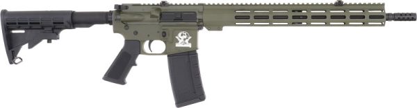 GLFA AR15 RIFLE 223 WYLDE - 16" NIT BBL OD GREEN