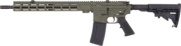 GLFA AR15 RIFLE 223 WYLDE - 16" NIT BBL OD GREEN - Image 2