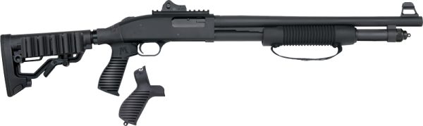 MOSSBERG 590SPX 12GA 3" 18.5" - 6RD ADJ STOCK BLUED/SYN