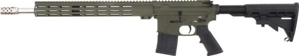 GLFA AR15 450 BUSHMASTER - 18" S/S BBL OD GREEN - Image 2